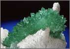 Brilliant Green Fluorapatite Mineral Specimen